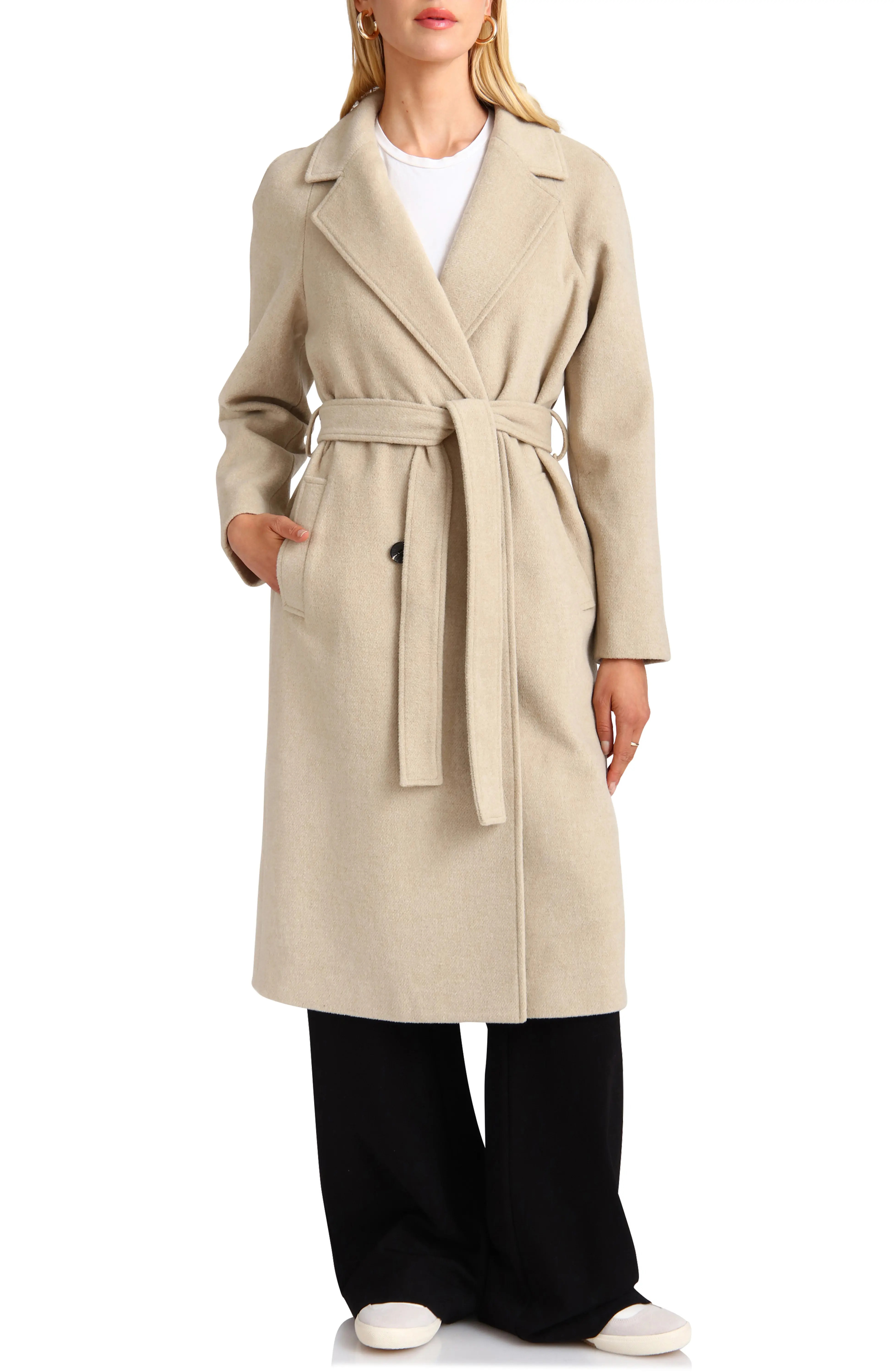 Belted Longline Coat | Nordstrom