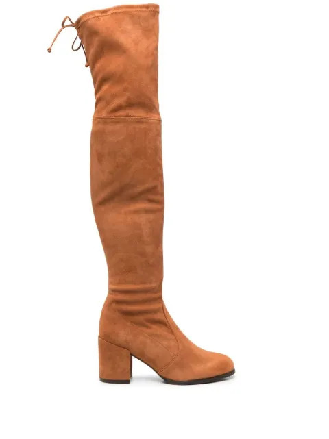 Stuart Weitzman Tieland thigh-high Boots - Farfetch | Farfetch Global