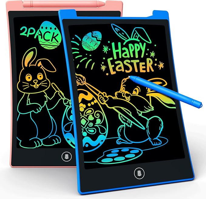 KOKODI Kids Toys 2 Pack LCD Writing Tablet, Colorful Toddler Drawing Pad Doodle Board Erasable, E... | Amazon (US)