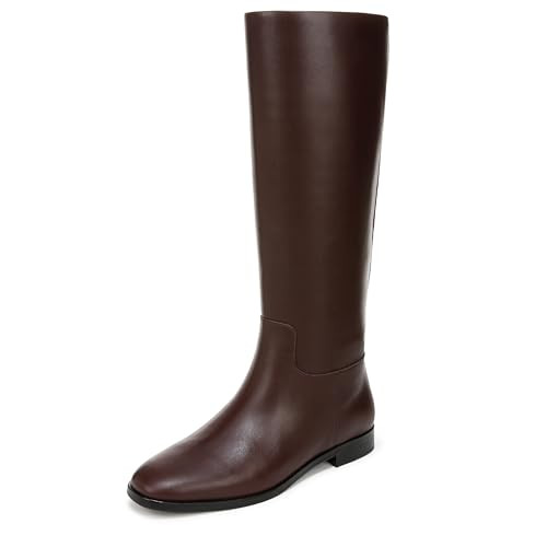Vince Womens Margaret Knee High Boot Ganache Wide Calf 9 M | Amazon (US)