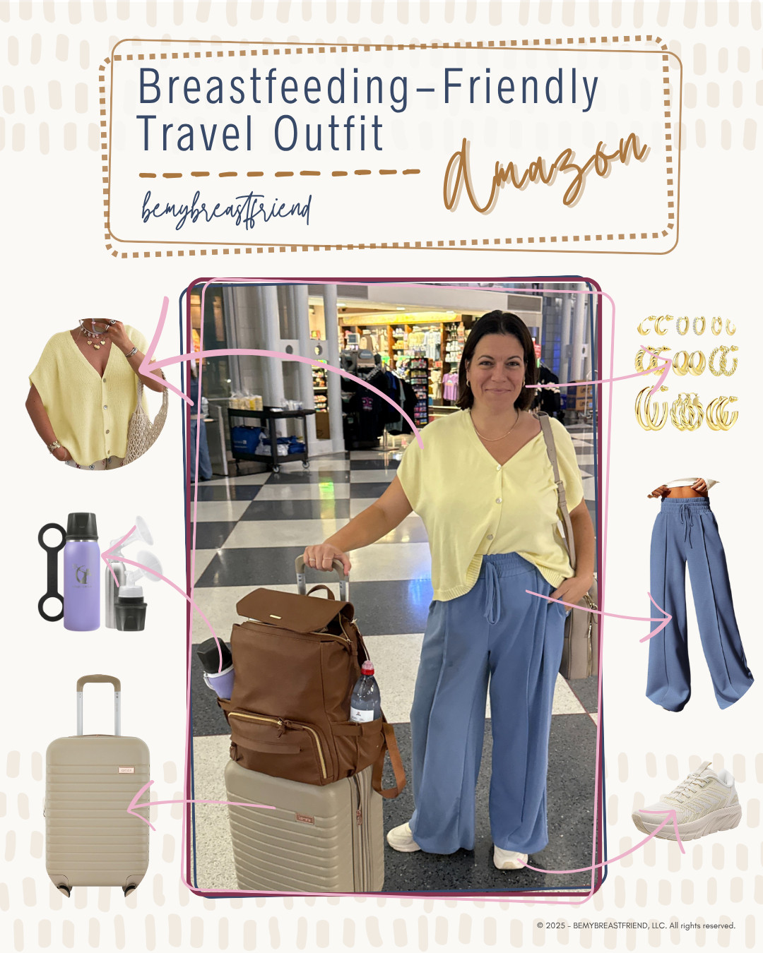 Amazon | Breastfeeding-Friendly Travel Outfit 

 #LTKStyleTip #LTKTravel #LTKBaby