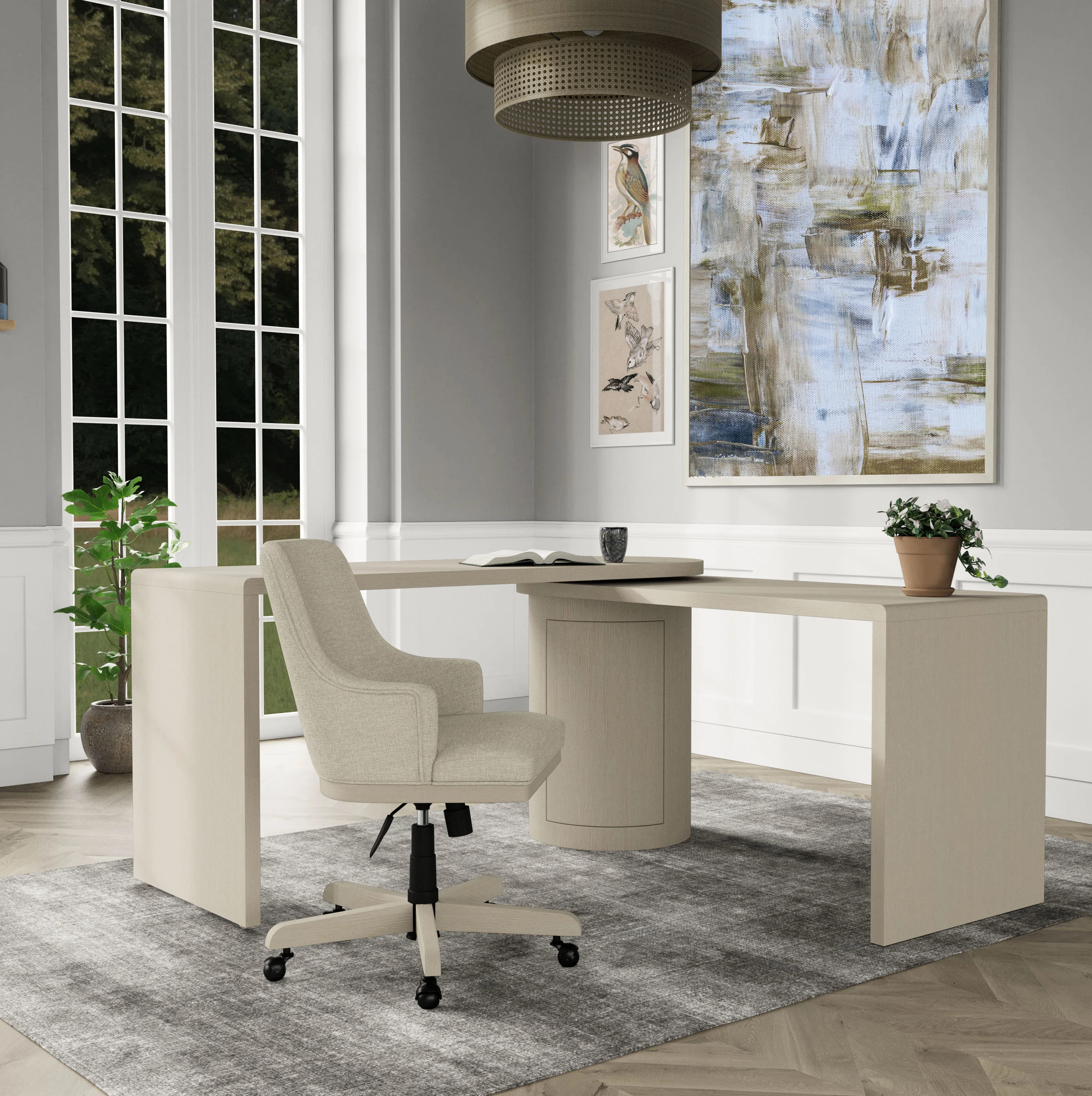 Shannen Swivel Desk | Wayfair North America