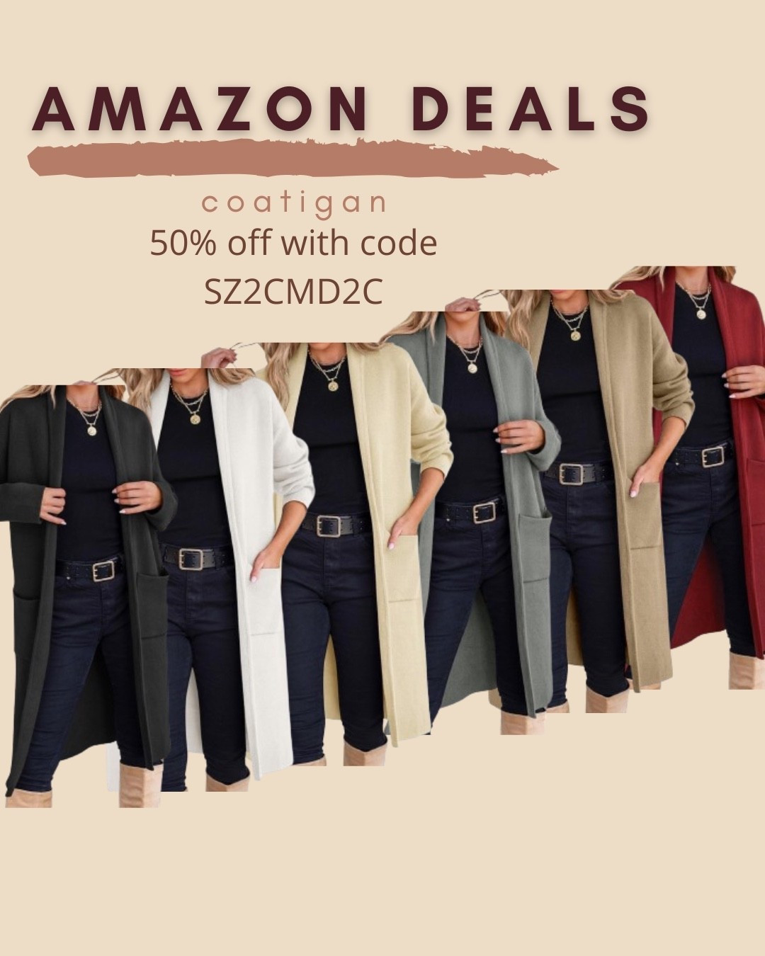 Price varies ends 12/14

Anrabess
Amazon fashion
Amazon deals
Coatigan


#LTKFindsUnder50 #LTKSaleAlert