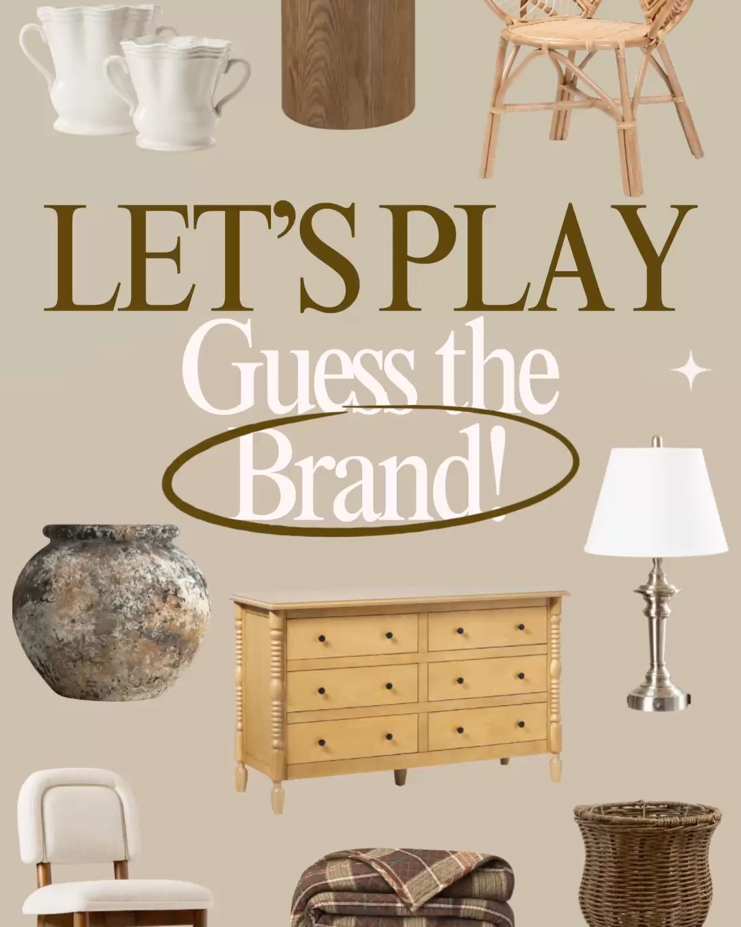 Let’s play: Guess the brand! Where are these items from? 👀😉 Take a guess and play along in IG stories 👉🏽 @roberts.on38 ❤️✨ Did you get them right? Did any of them trick you? 

#LTKSeasonal #LTKSaleAlert #LTKHome