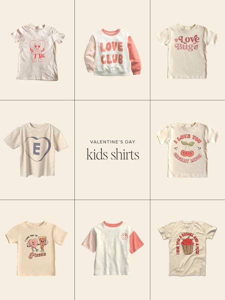 cute valentine’s day kids shirts 

#LTKSeasonal #LTKbaby #LTKkids