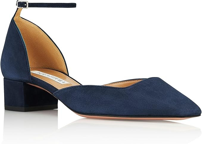 Amazon.com: Aquazzura Asha Pump 35, Midnight Blue, 5 : Luxury Stores | Amazon (US)