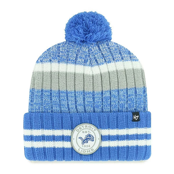 Detroit Lions 47 Brand Quiver Beanie One Size Blue | Scheels