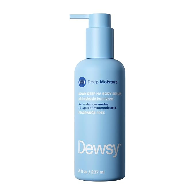 Down Deep Hyaluronic Acid Unscented Body Serum - Hyaluronic Acid Ceramide Serum for Deep Hydratio... | Amazon (US)