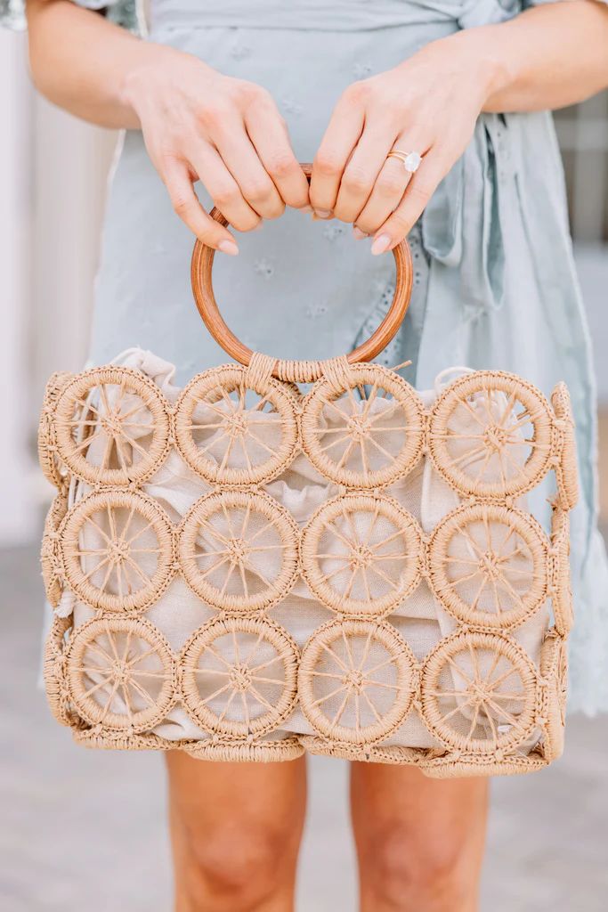 It's No Act Tan Brown Beach Bag | The Mint Julep Boutique