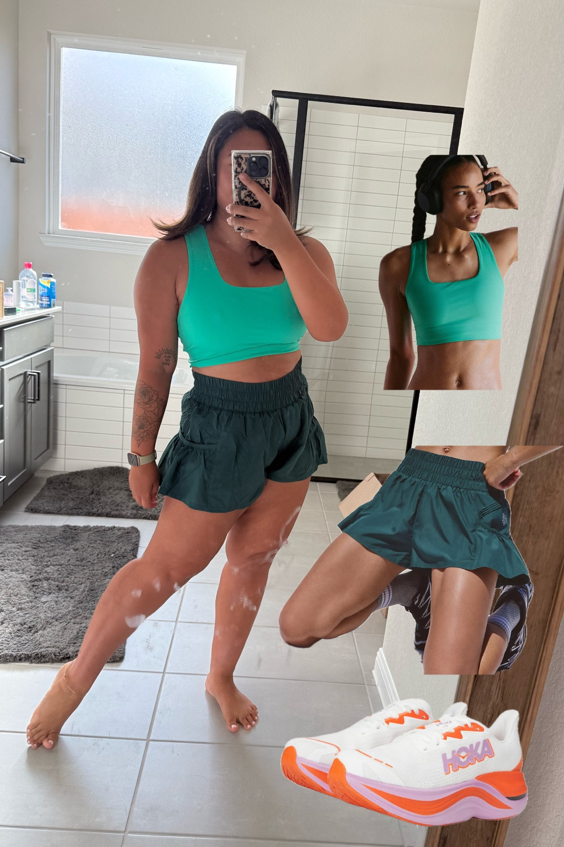 Trying out some free people running gear today! Loving this color combo 

#LTKPetite #LTKFindsUnder100 #LTKActive