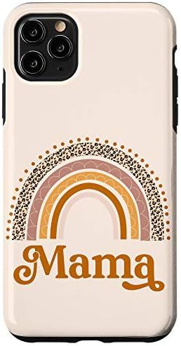 Amazon.com: iPhone 11 Pro Max Boho Mama Leopard Rainbow Rustic Bohemian Mom Pregnancy Case | Amazon (US)