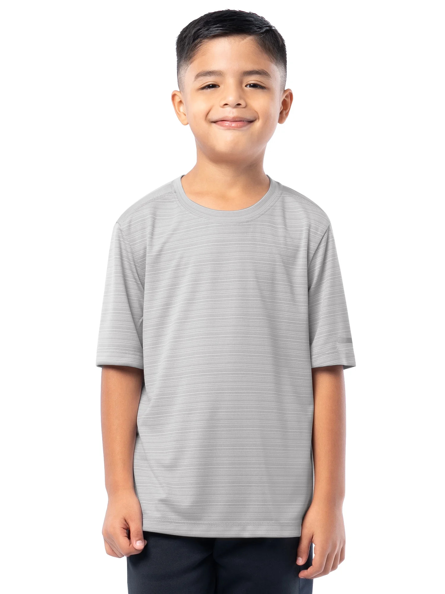 Athletic Works Boy's Short Sleeve Core Tee, Sizes 4-18 & Husky | Walmart (US)