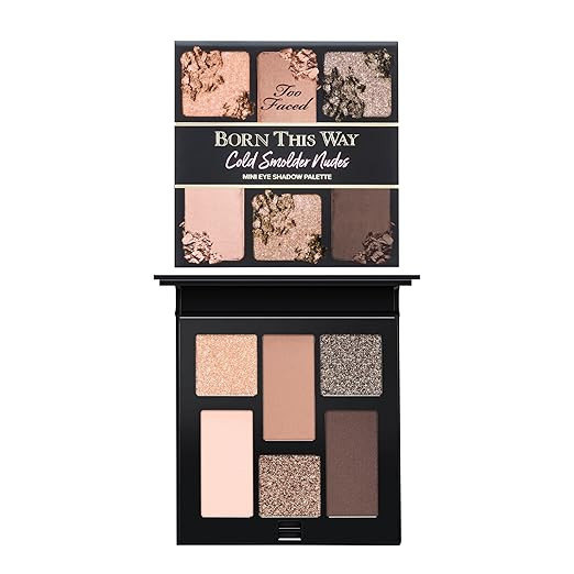 Too Faced Born This Way Natural Nudes Mini Eye Shadow Palette Makeup | Creamy, High Pigment Matte... | Amazon (US)