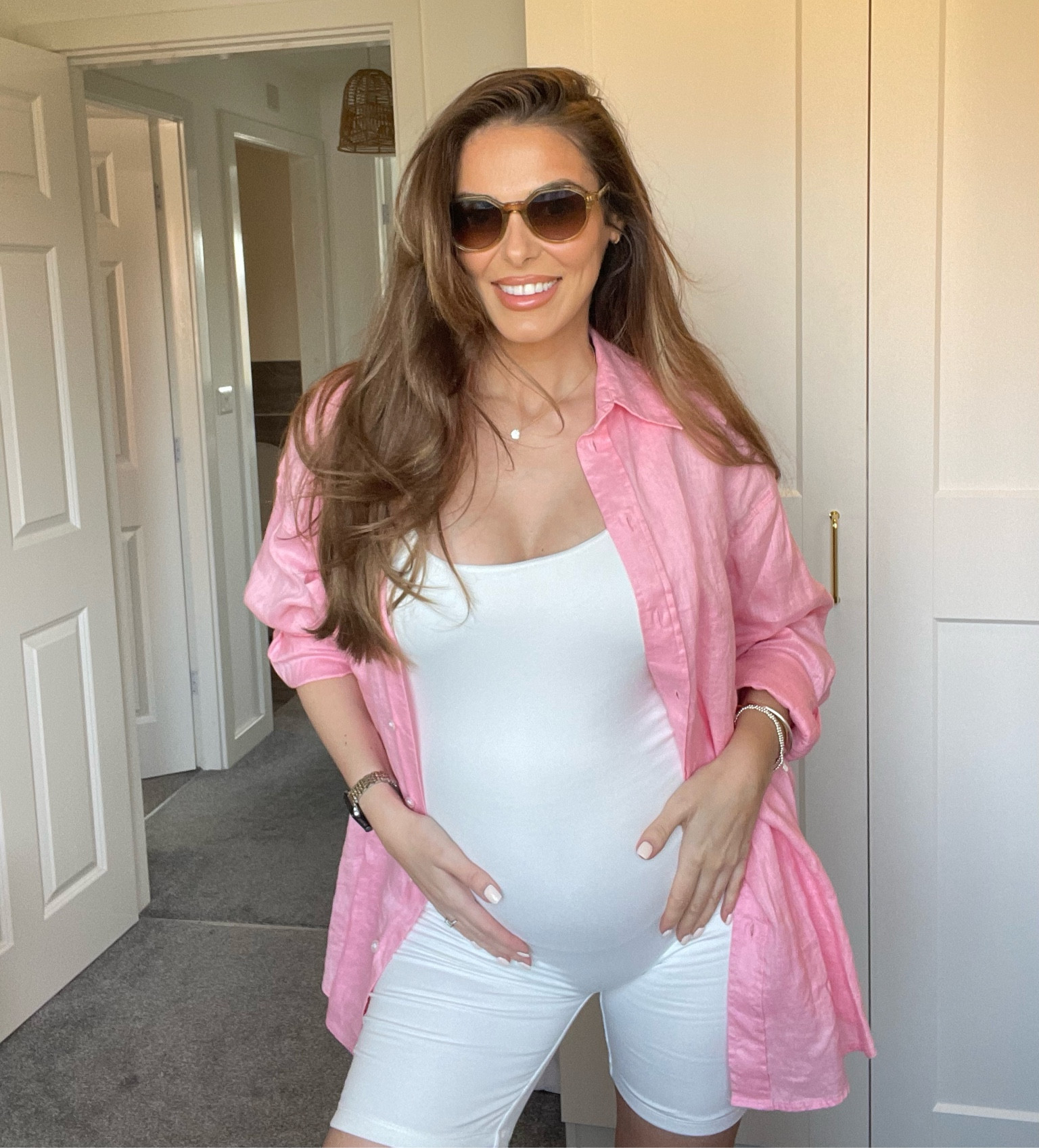 My fave maternity outfit so far! Obsessed with how put together it looks but also is so comfy 🩷🎀🫶🏽

#LTKsummer #LTKuk #LTKmaternity