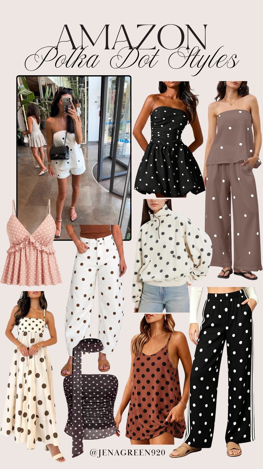 Amazon Polka Dot Styles | Polka Dot Set | Matching Set | Mini Dress

#LTKootd #LTKSeasonal