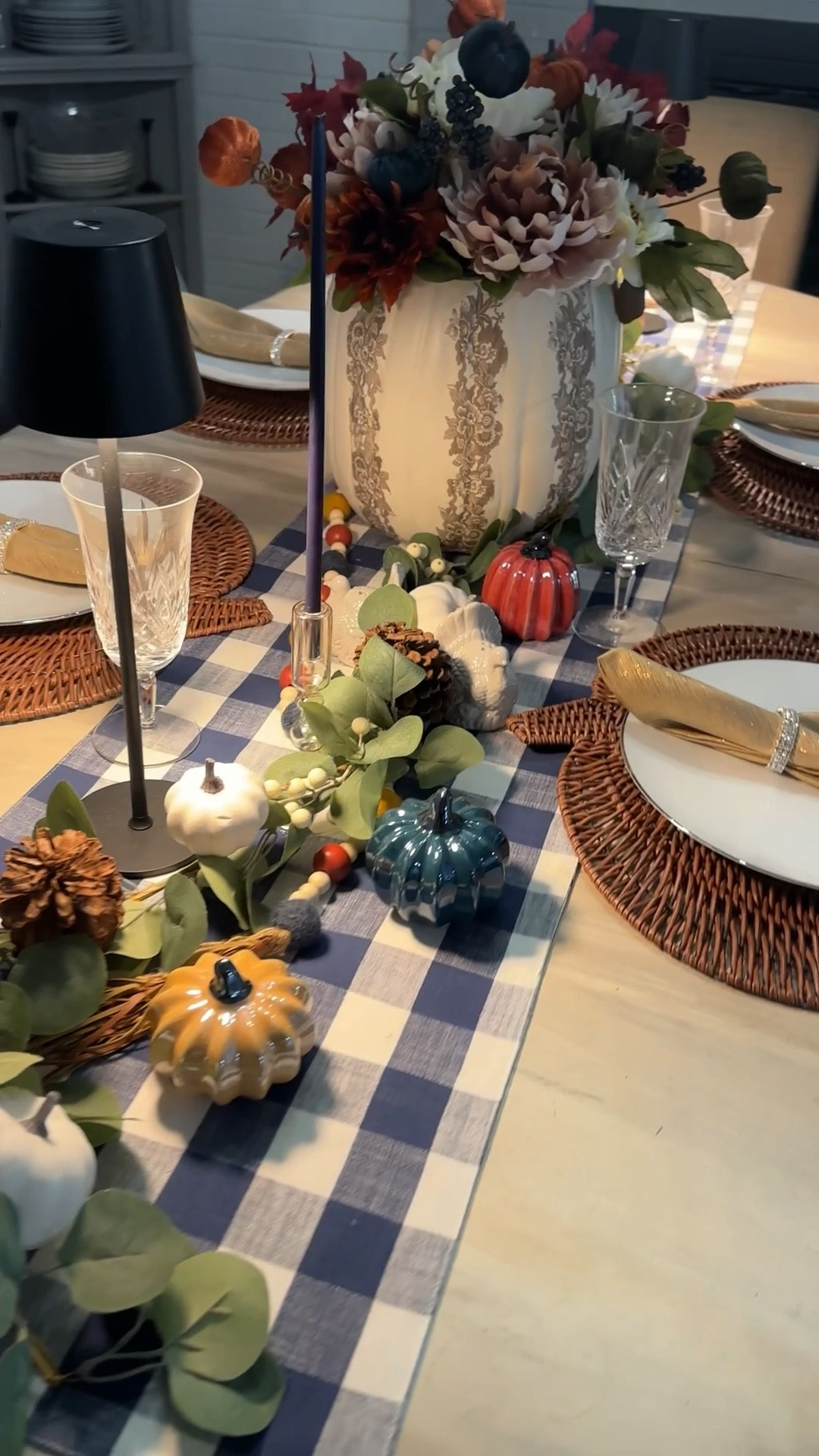 Thanksgiving tablescaping in progress… 
I’m loving these fall accents! 🦃

#thanksgivingtable #pumpkindecor #turkeyday #falltabledecor #ltkfall

#LTKSeasonal #LTKHome #LTKStyleTip