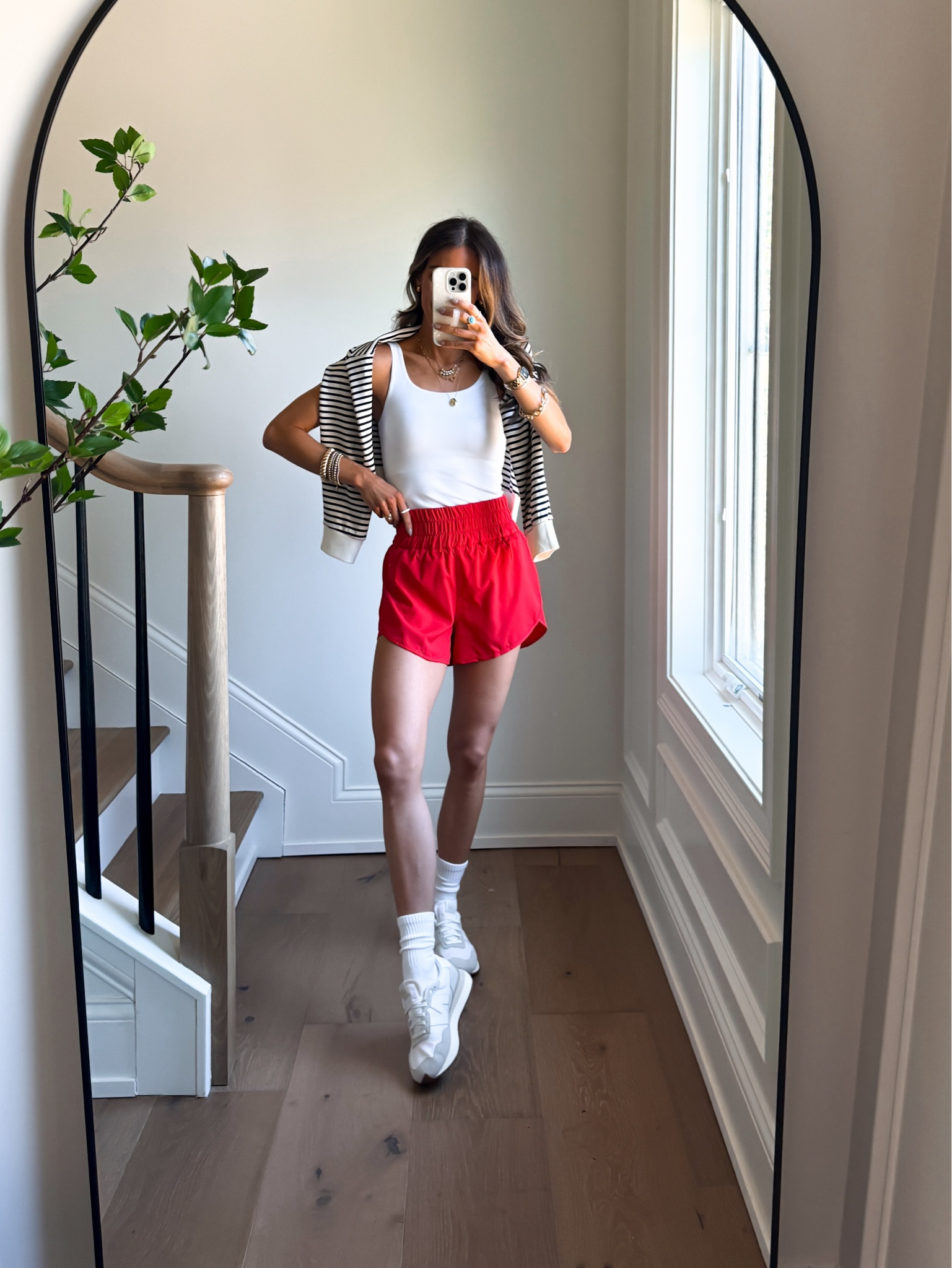 Wearing a xsmall top and shorts with a built in lining 

Amazon Athleisure | Amazon activewear 

#LTKActive #LTKfitnessgoals #LTKmomlife