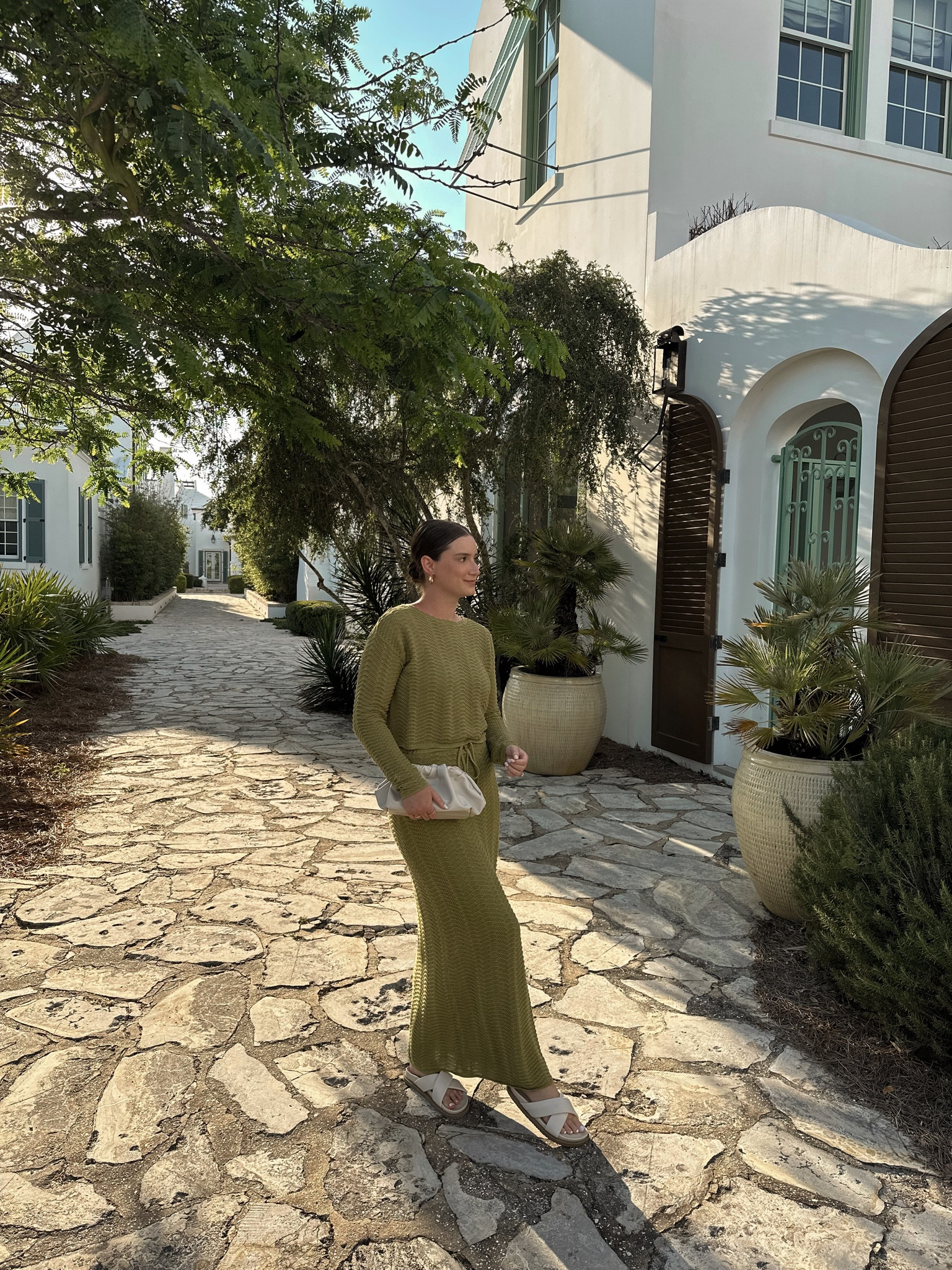 Beach Coverup, Pool Outfit, Beach Outfit, Maxi Skirt, Square Toe Heels, Sleeveless Top, Resort Outfit, Vacation Outfit, Green Maxi Skirt, Woven Set, Amazon Outfit, Amazon Set, Two Piece Set, Slides, Flip Flops, Cream Sandals

#LTKshoecrush #LTKstyletip #LTKSeasonal