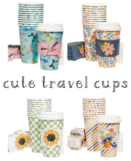 Adorable for your own personal coffee station or to have for showers or parties! Found on Amazon in packs of 12! 
.

#LTKtravel #LTKhome #LTKparties