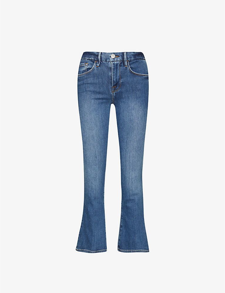 Le Crop Mini Boot bootcut mid-rise stretch-denim jeans | Selfridges