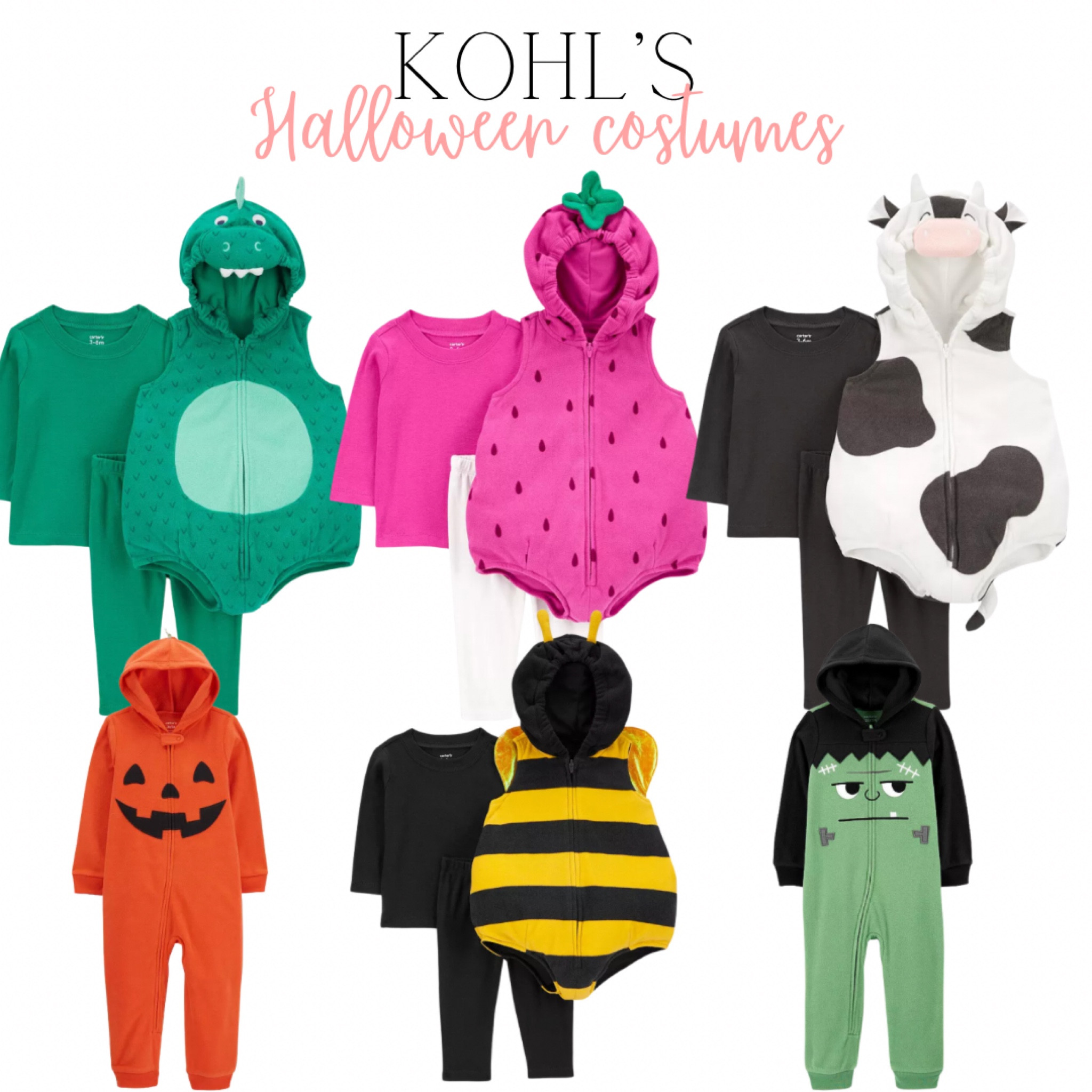 It’s time to start thinking about Halloween costumes and we love these 3-piece Carter’s costumes from Kohl’s. #ad We live in the Midwest and it’s always chilly when we take the kids trick-or-treating, these costumes are great for keeping the babies warm because they come with a sweatsuit underneath! Scoop them up now and save through 9/22 with the Customer Appreciation Event. Cardholders can take 30% off with code KOHLSCARD30, members take 20% off with code REWARDS20, and non-members can take 15% off with code SAVINGS15. @kohls #kohlspartner #kohlsfinds

#LTKKids #LTKSeasonal #LTKBaby