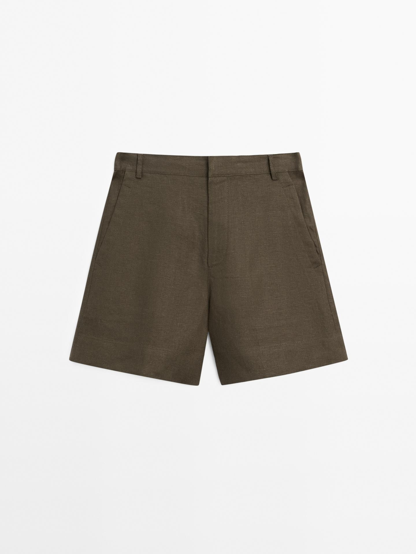 Short bermuda 100% linen | Massimo Dutti DE