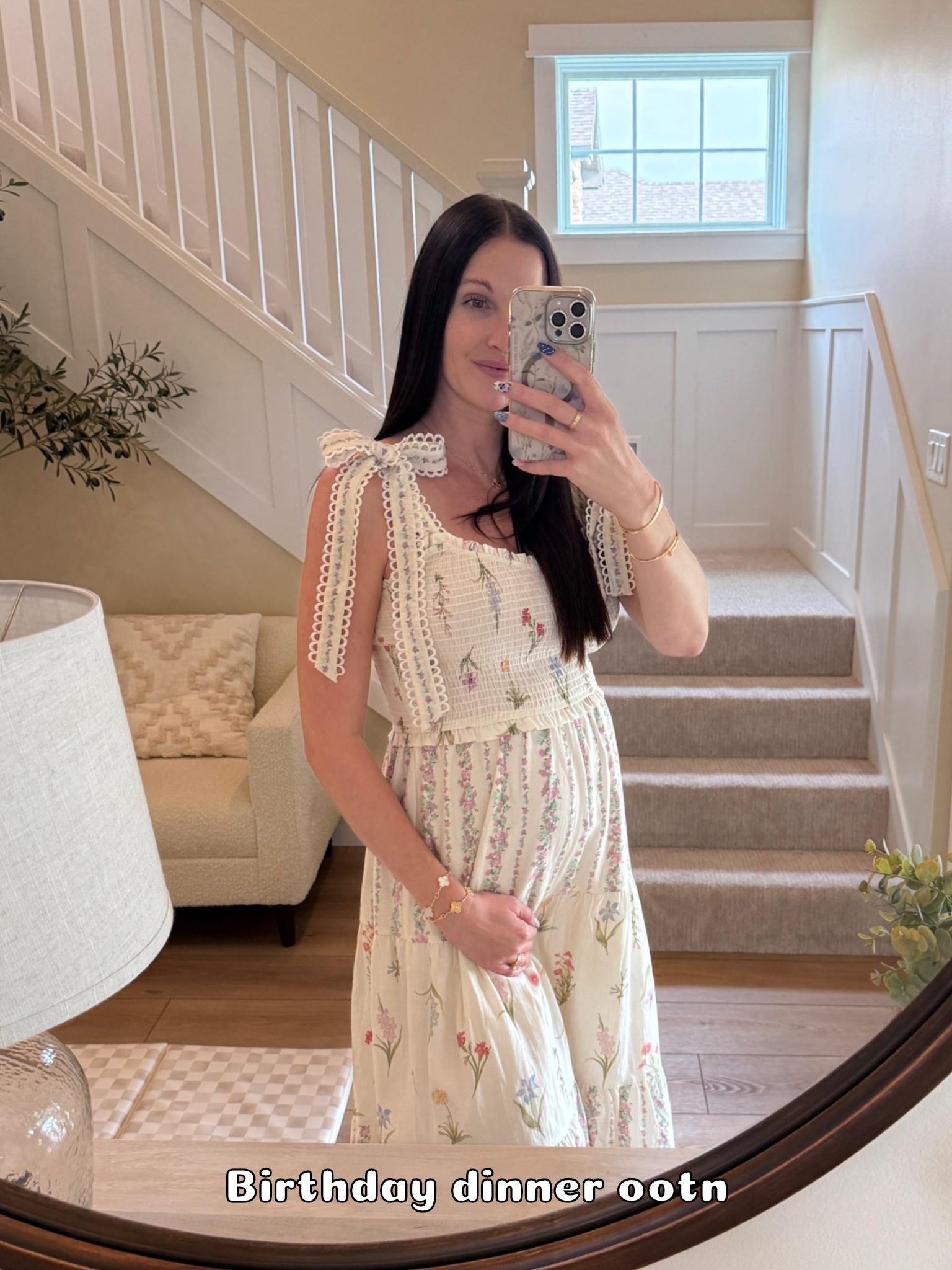 THIS DRESS IS ON SALE! The lace bow detail on the shoulders is just too cute I had to get it. I love a comfy bump friendly dress that isn’t a maternity dress. It’s about all I wear now. 

Linked this dress + other recent faves 

#bumpfriendly #dinnerootn #ootn #prenancyootn #nordstrom #findsunder100 #summeroutfit #summerdress

Date night outfit | summmer dress | summer outfit | wedding guest dress

#LTKootd #LTKBump #LTKSaleAlert
