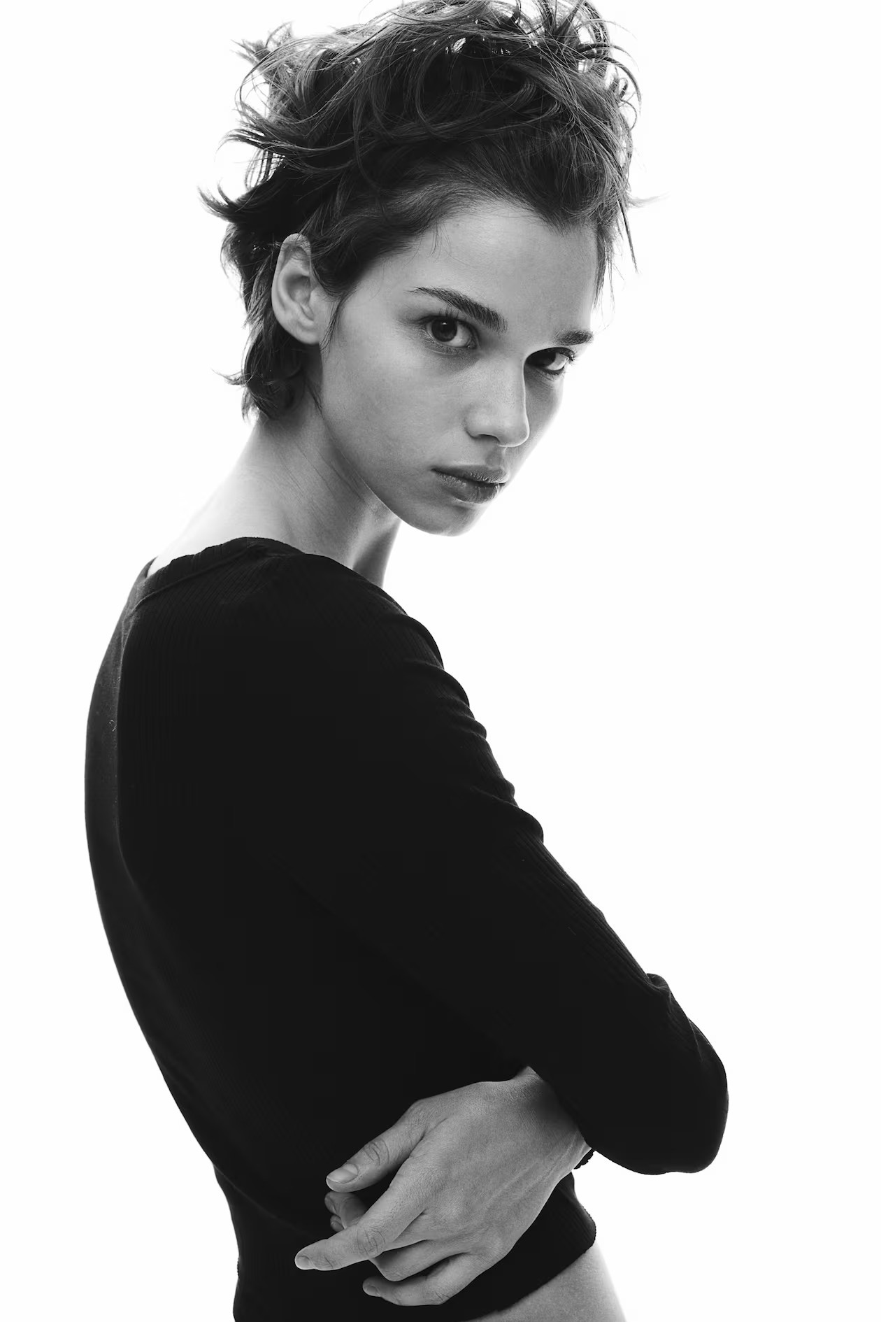 Ribbed square-neck top | H&M (UK, MY, IN, SG, PH, TW, HK)