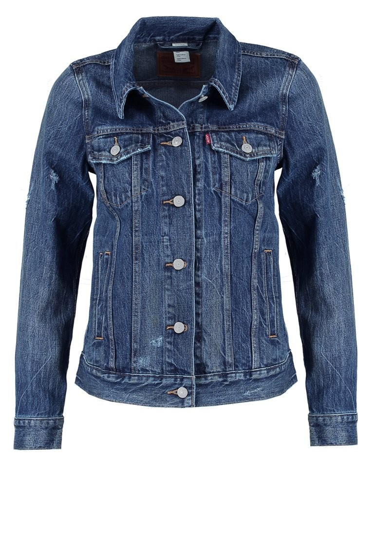 Levi's® BOYFRIEND TRUCKER Jeansjacke blue woodstock | Zalando DE