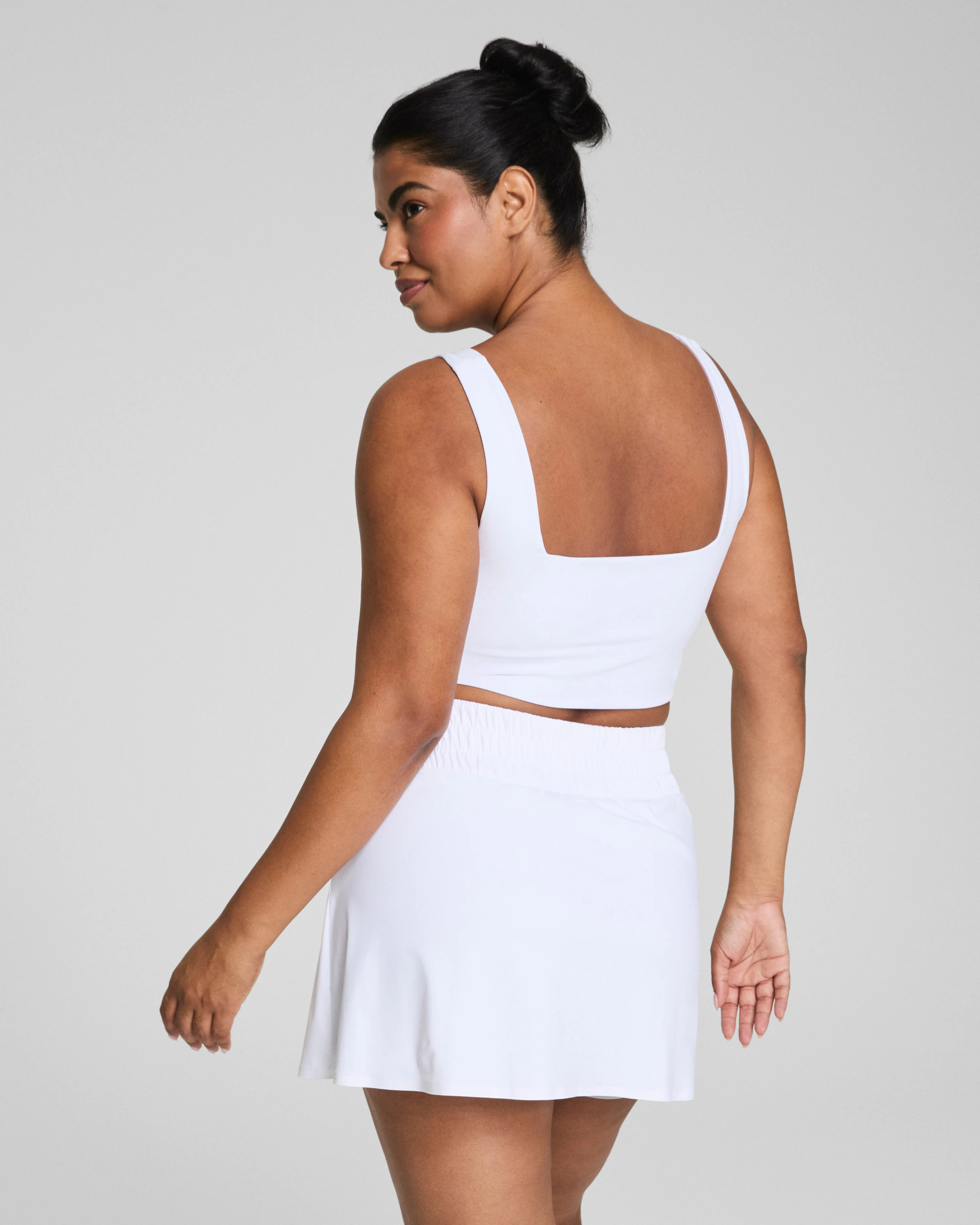 Cropped Square Neck Shelf Tank | Spanx