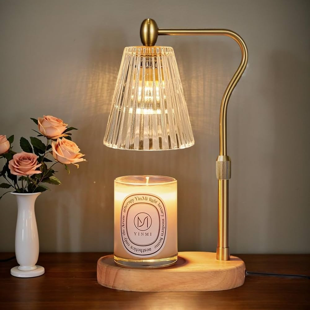 Candle Warmer Lamp - Candle Warmer Lamp with Timer and Dimmer Adjustable Height,Electric Wax Melt... | Amazon (US)