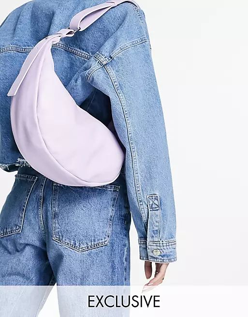Glamorous Exclusive sling tote bag in lilac | ASOS (Global)