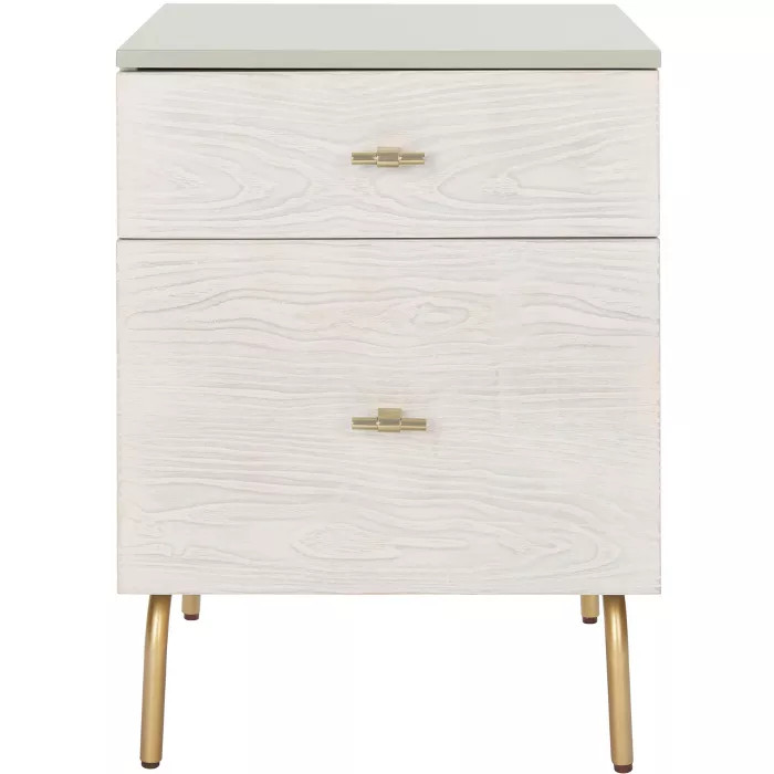 Genevieve 2 Drawer Nightstand  - Safavieh | Target