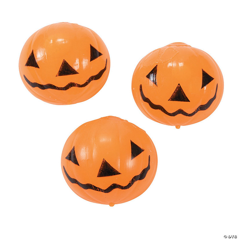 Pumpkin Splat Balls - 12 Pc. | Oriental Trading Company