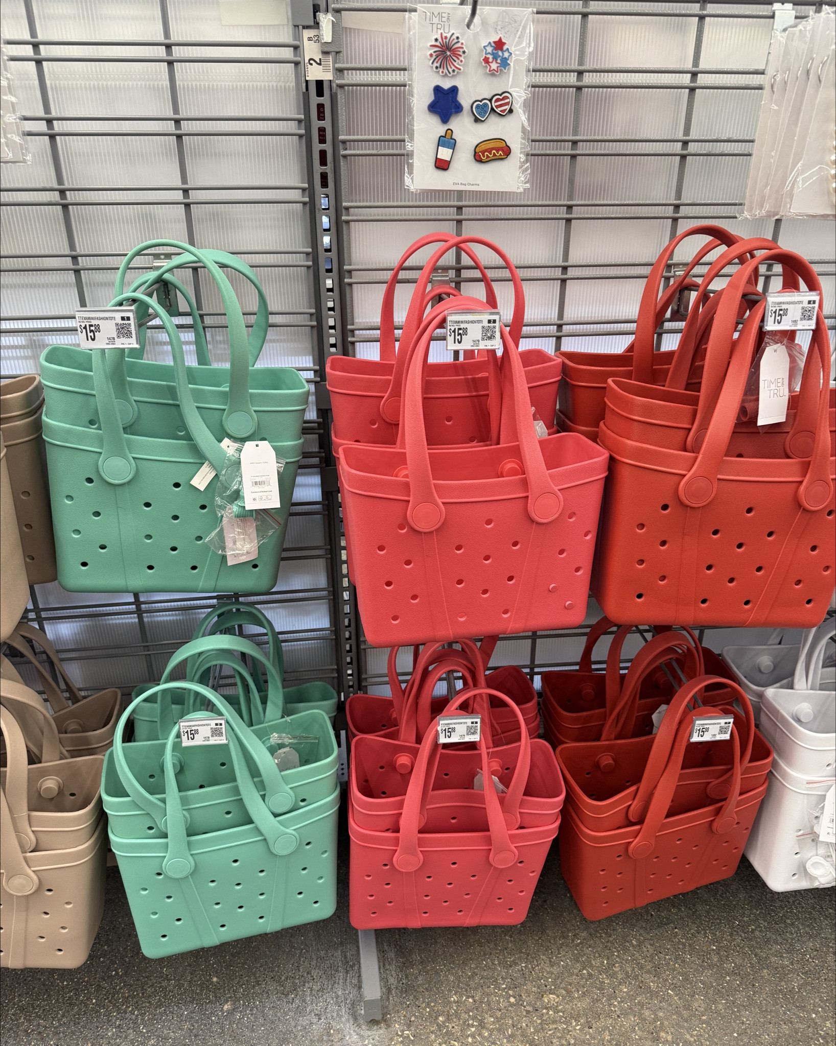 These waterproof beach bags look so much like the more expensive ones. I’m living the charms and the themes too! 
Mini and large totes are available  

#LTKgrwm #LTKActive #LTKSeasonal