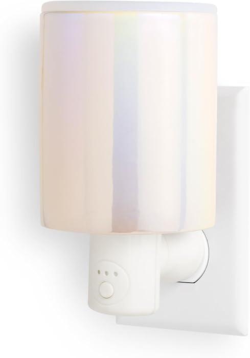 Happy Wax Iridescent Pink Outlet Timer Warmer for Scented Wax - Compact Ceramic Wall Plug in with... | Amazon (US)