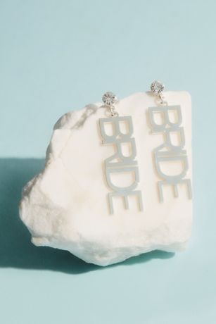 Crystal Bride Earrings | Davids Bridal