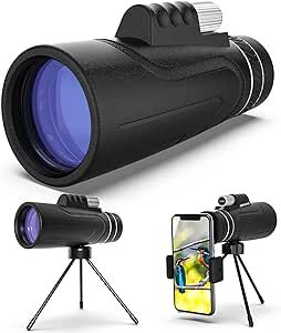 GRWANG 12X50 HD Monocular Telescope Clear Vision for Adults&Kids, Waterproof BAK4 Prism Monocular... | Amazon (US)