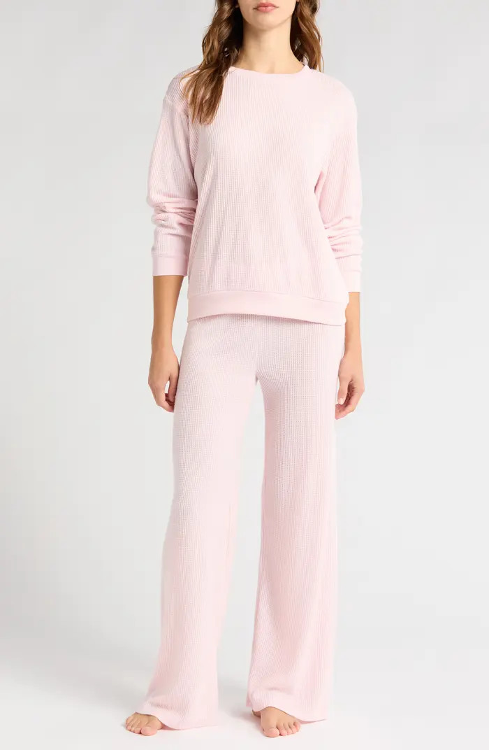 Brushed Cozy Thermal Pajamas | Nordstrom