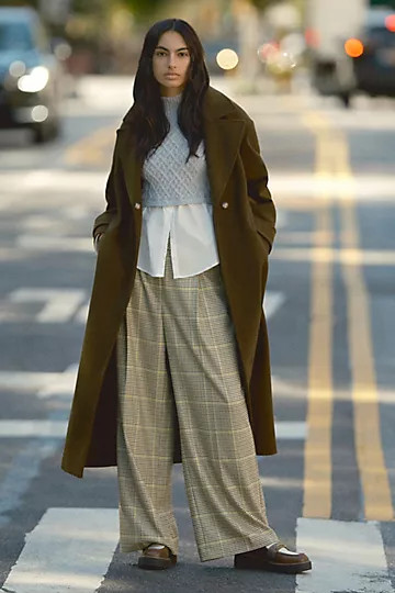 By Anthropologie Oversized Collar Coat | Anthropologie (US)