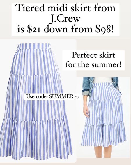 This gorgeous tiered skirt is on sale right now! Is $21 down from $98! It’s perfect for any occasion! 

#LTKStyleTip #LTKFindsUnder50
