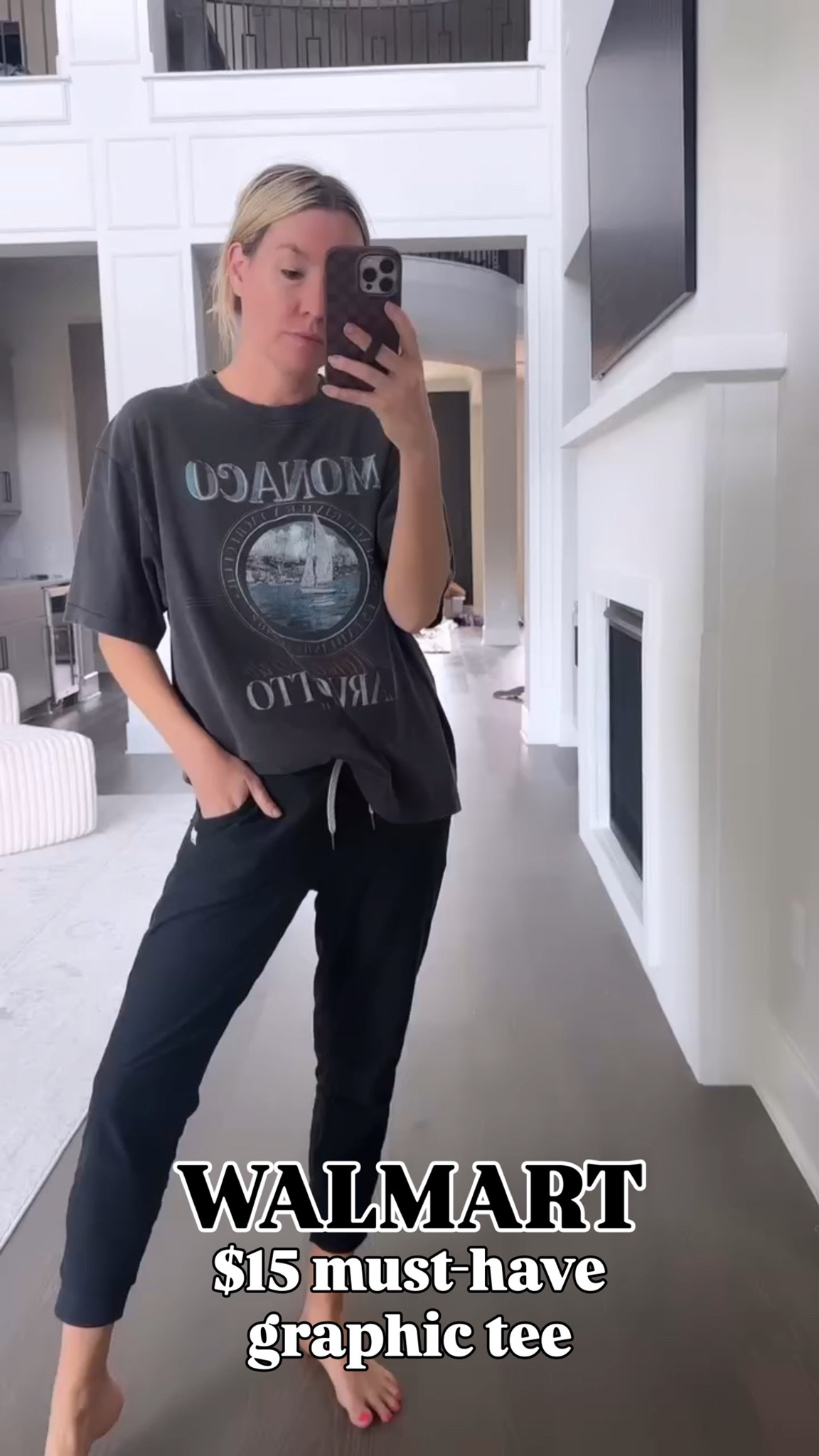 The best $15 graphic tee from Walmart! 

#LTKOver40 #LTKmomlife #LTKMidsize
