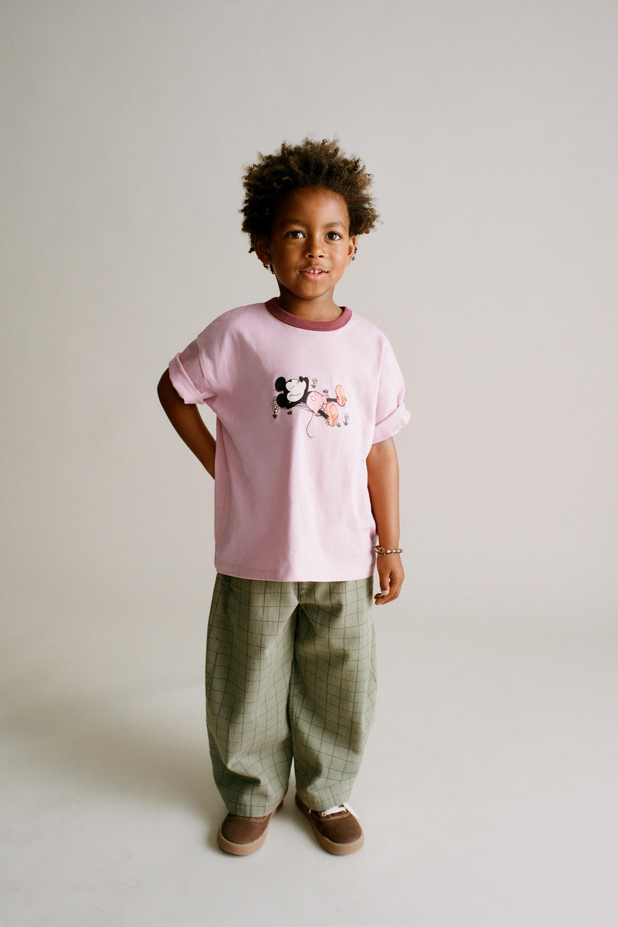 MICKEY MOUSE \u00a9 DISNEY EMBROIDERED AND PRINTED T-SHIRT | Zara US