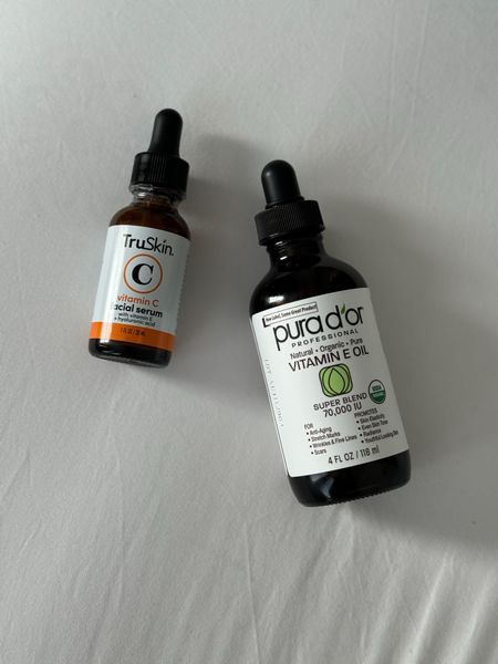 Looking to fade scars and dark spots? My surgeon recommended True Skin Vitamin C Serum and Purador Vitamin E Oil for my C-section incision, and they’ve worked wonders! I use them on my face, body, and feet morning and night, and the results are amazing. Plus, they’re super affordable on Amazon! #SkincareTips #ScarFading #AffordableSkincare #AmazonFinds

#LTKU #LTKGiftGuide #LTKBeauty