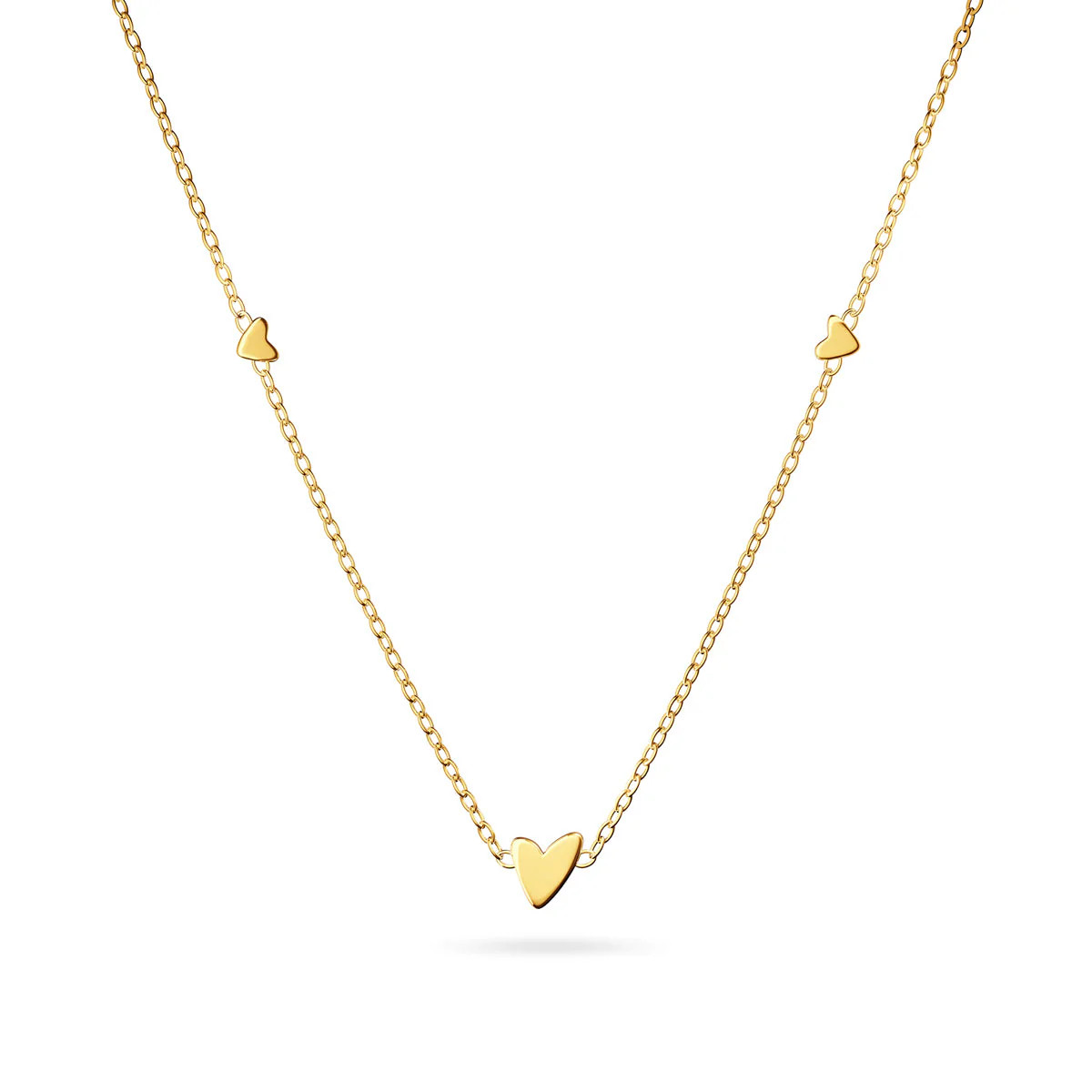 Mini Heart Necklace (Gold) | Abbott Lyon