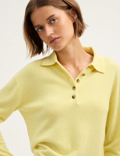 Polo Sweater in 100% SoftWool | Madewell