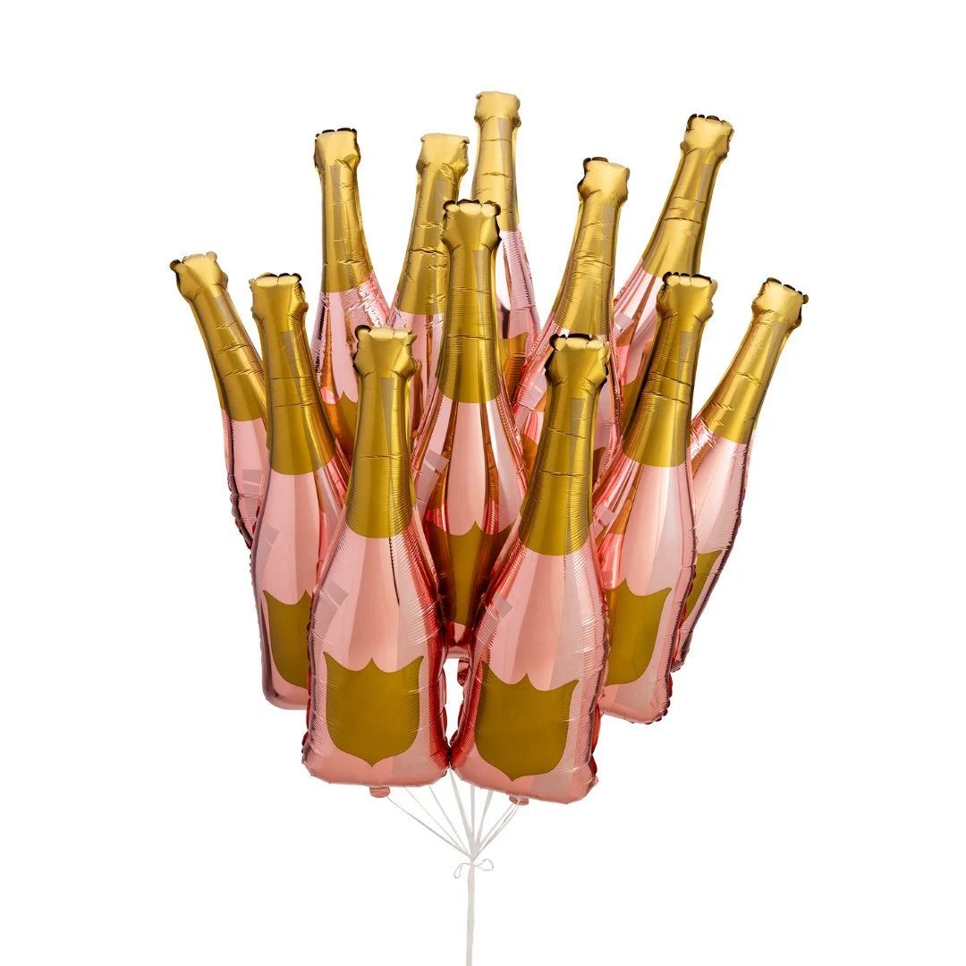 36-inch Rose Gold Champagne Bottle Balloon  Customizable - Etsy | Etsy (US)