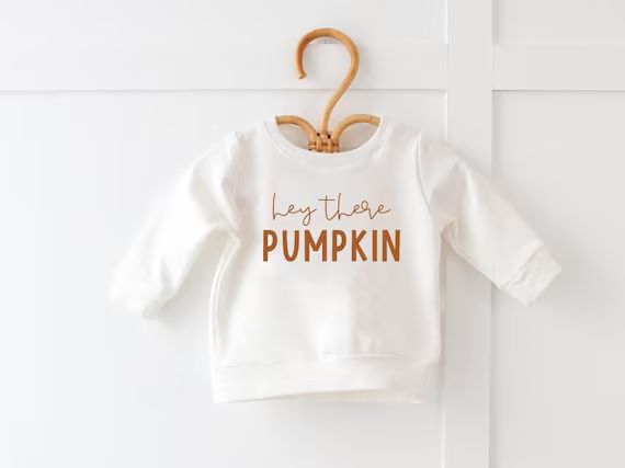 Hey There Pumpkin Kids Fall Sweatshirt, Toddler Fall Shirt, Girls Fall Shirt, Kids Fall Sweater, ... | Etsy (US)