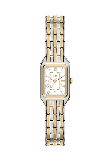 Uhr Raquel Mini 3-Zeiger-Werk Edelstahl Bicolor | Fossil (US)