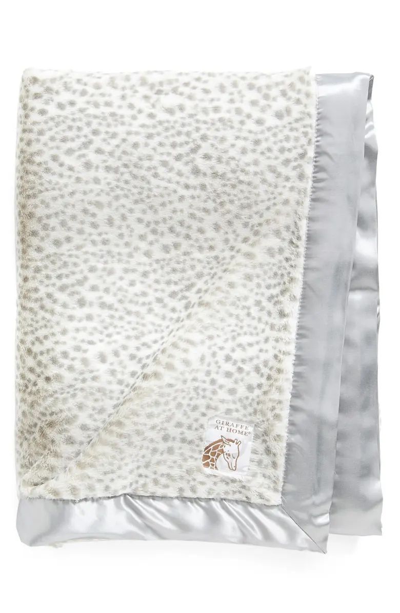 Luxe Snow Leopard Faux Fur Throw | Nordstrom